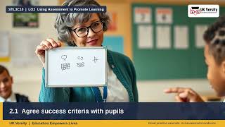 Using Assessment to Promote Learning | STL3C10 LO2 | NCFE Level 3 Supporting Teaching and Learning