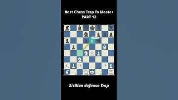 The Deadly Sicilian Defense Trap You Must Master!  #chess #shorts #chesstricks #viralvideo #music
