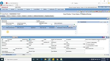 Session 4 - Tabs and Fields of Case Form & Management of Cases in Argus Safety