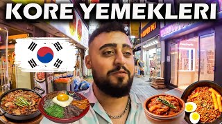 Kore Sokak Yemekleri̇ - Myeong-Dong Gece Yemekleri - Kore Gece Pazarı 