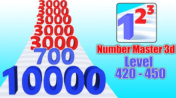 Number Master 3d; Level 420 - 450 ; World best Android gameplay 2024 ; power games.