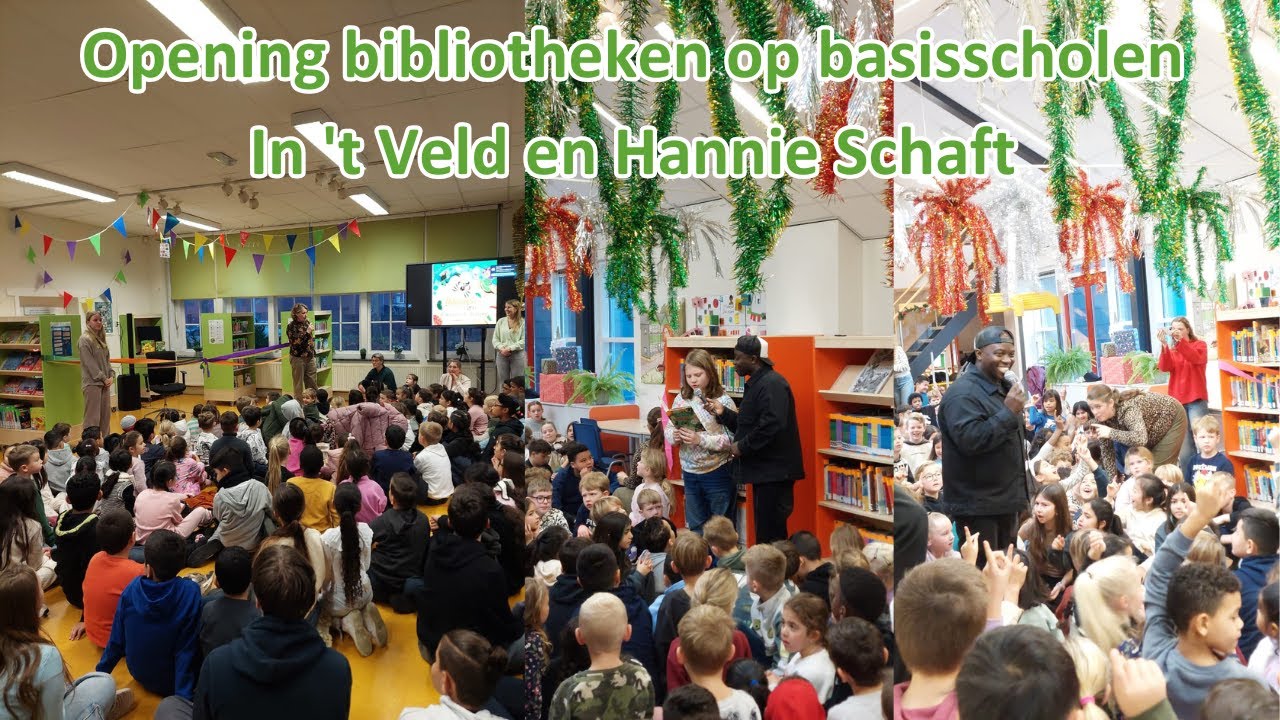 Opening bibliotheken In 't Veld en Hannie Schaft