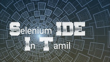 selenium IDE in Tamil/How to add selenium ide on Chrome? selenium tamil.
