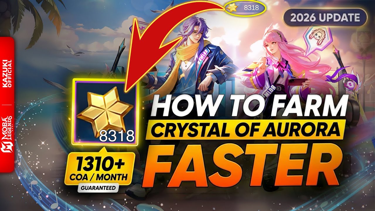 HOW TO GET CRYSTAL OF AURORA IN 2026 | GUARANTEED COA FARM EVERY MONTH!