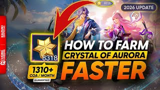 HOW TO GET CRYSTAL OF AURORA IN 2026 | GUARANTEED COA FARM EVERY MONTH!