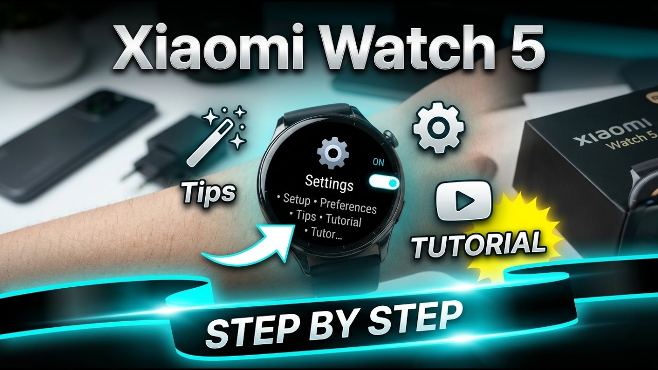 Watch Full Tutorial Xiaomi Watch 5 – Tips, Setup, Settings and Full Tutorials - YouTube