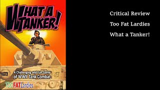 Critical Review: What a Tanker!