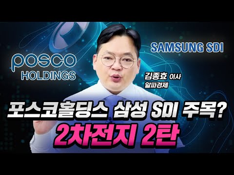   2024년 전망 2차전지 2탄 포스코홀딩스 삼성sdi