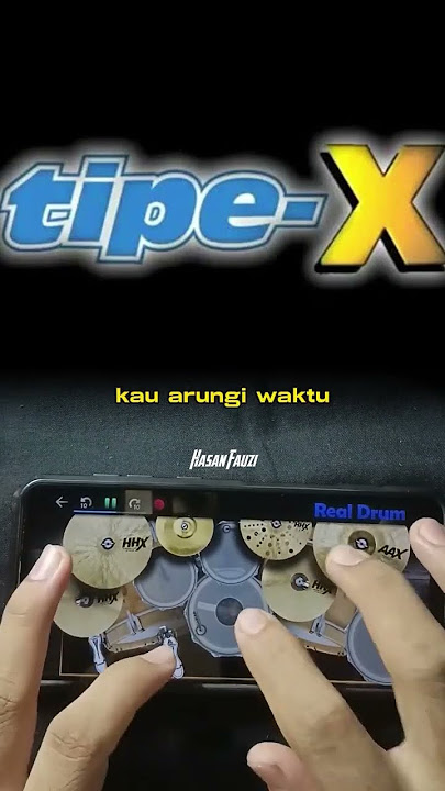 Real Drum Cover || Tipe X - Mawar Hitam