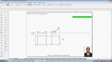 Example 08 Projection of Plane Surfaces
