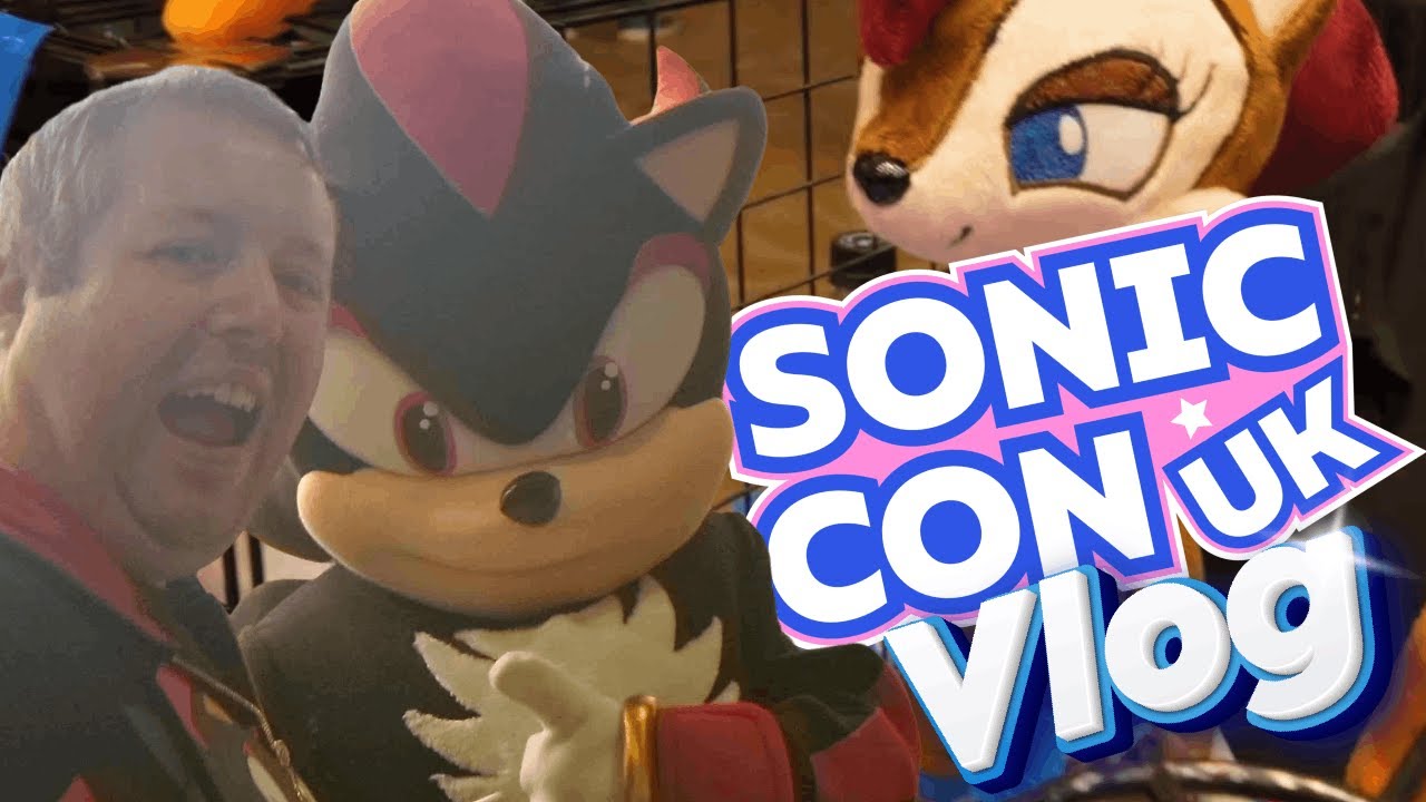 Sonic con Uk 2025 london vlog Uk Sonic the Hedgehog Con