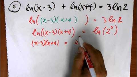 Solve Logarithmic Equations Using Product Rule
