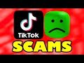 Don't fall for roblox scams on Tik Tok!