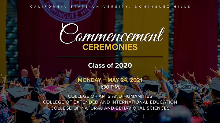 Class of 2020: Undergraduate and Graduate, 1:30 p.m. May 24, 2021