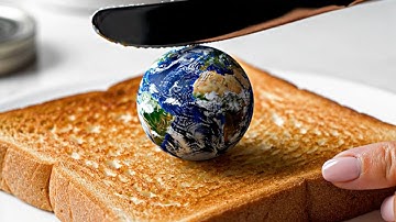 Planet Spread on Toast 🍞🌌 | Oddly Satisfying ASMR | Hyper-Realistic Cosmic Relaxation (AI Video)