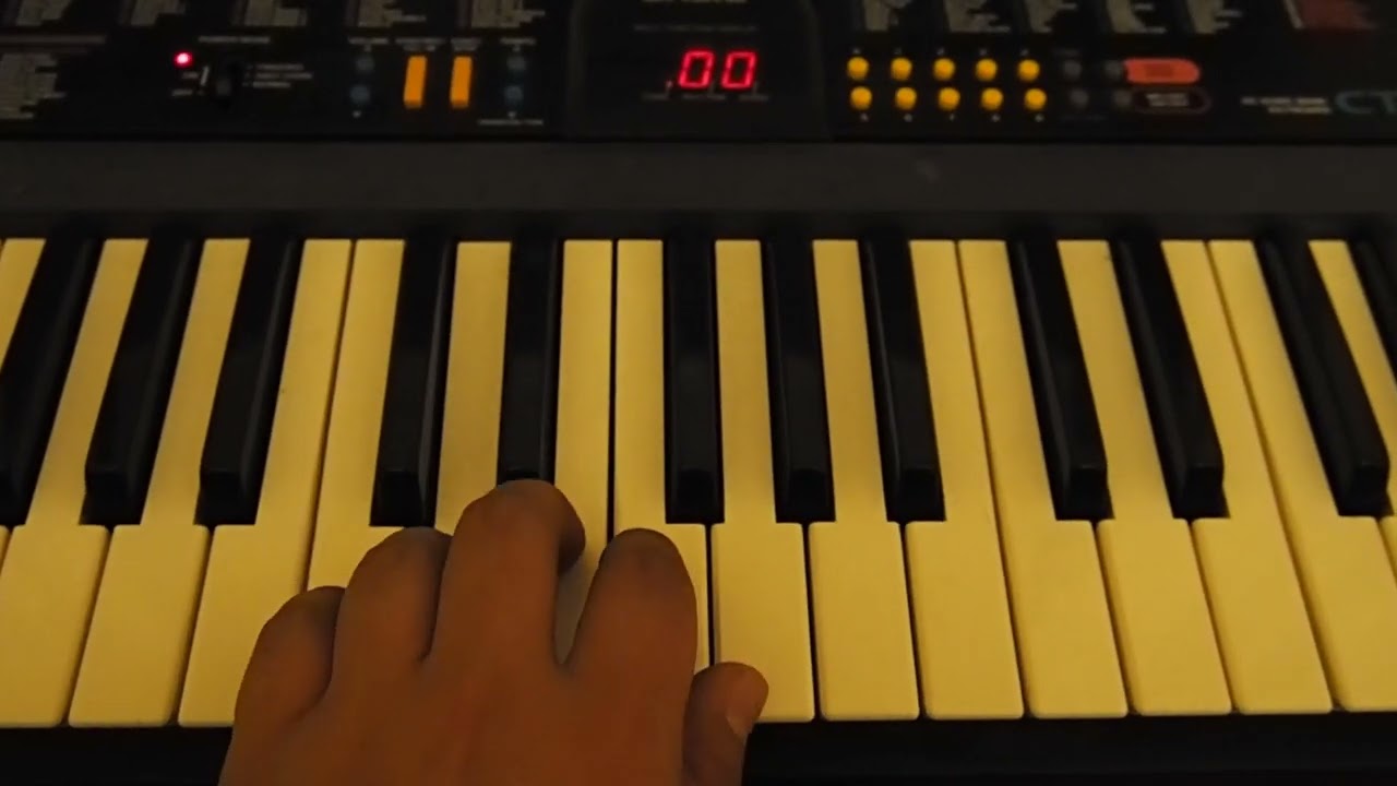 Casio CTK 480 Keyboard Synthesizer 100 Tones, 50 Rhythms with AC adapter