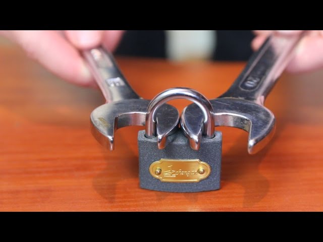 how to open padlocks