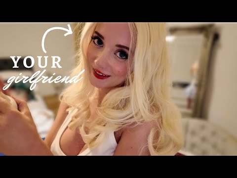 Flirty Haircut💈(With Your Girlfriend)😉 Haircut, Beard Shave & Massage [ASMR Roleplay]