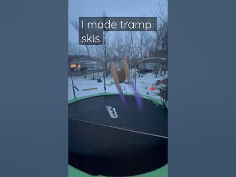 ⛷️Awesome trampoline skis #minnesota #trampskis #xgames - YouTube