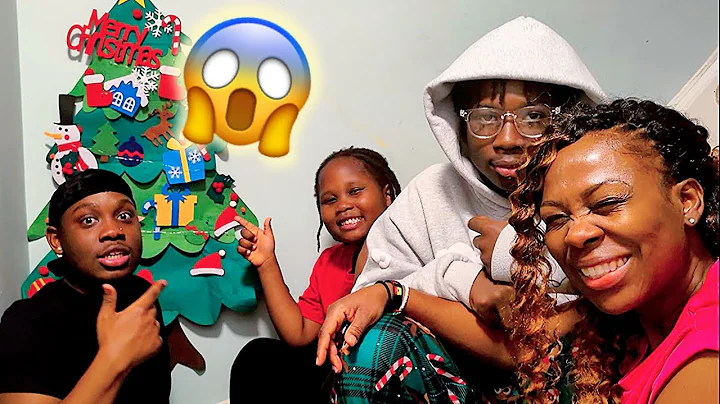 VLOGMAS DAY 5 🌲 - DECORATING OUR CHRISTMAS TREE 🎄 { SURPRISING PRINCE WITH HIS VERY OWN...🧑🏾‍🎄☃️}