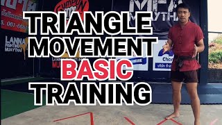 Triangle movement basic training.