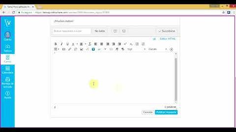 CANVAS ESTUDIANTE Participar en foro