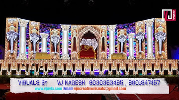 3D led wall video mapping