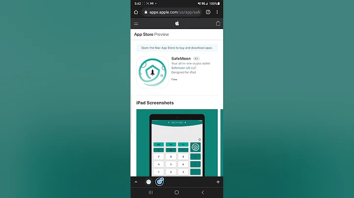 safemoon wallet for ios apple is out!  quick update!