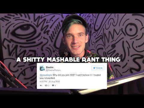 Mashable Took My Tweet To PewDiePie Too Seriously