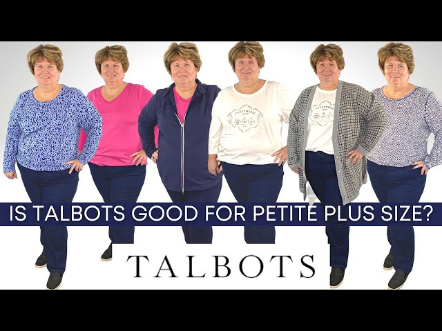 FIRST EVER Talbots Fall 2022 Try-on Haul (Can a Petite Plus Size Woman Fit  into Talbots Clothes?) 