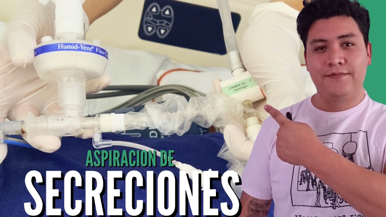 🔴DEMOSTRACIÓN | Aspiracion de secresiones por CIRCUITO CERRADO | Enfermeria