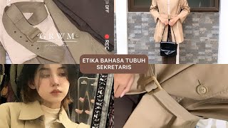 etika bahasa tubuh ketika menjadi sekretaris 👩‍💼
