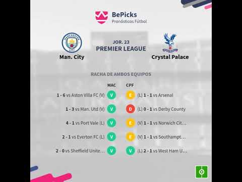 Previa Man. City vs Crystal Palace - Jornada 23 - Premier League 2020