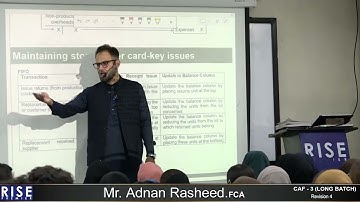 Revision 4 | Caf 3 CMA Autumn 25 | Sir Adnan Rasheed | Ca Guidance 