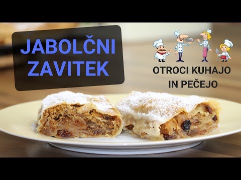 Video: Jabolčni Zavitek S Cimetom In Rozinami