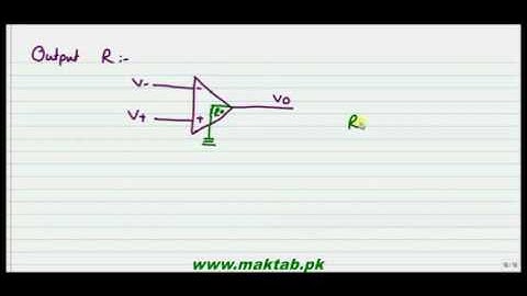 FSc Physics Book2, CH 18, LEC 7: Operational Amplifier