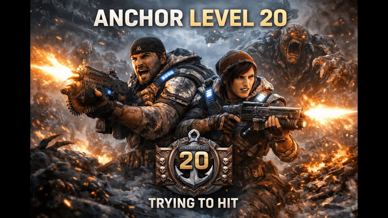 Today we get anchor lvl 20  - Hatterthon day 87 - Gears of War 5