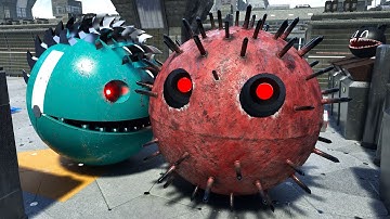 Pacman, Mecha Dog, and Flying Robot Take on a Futuristic Labyrinth Packed with Danger and Secrets