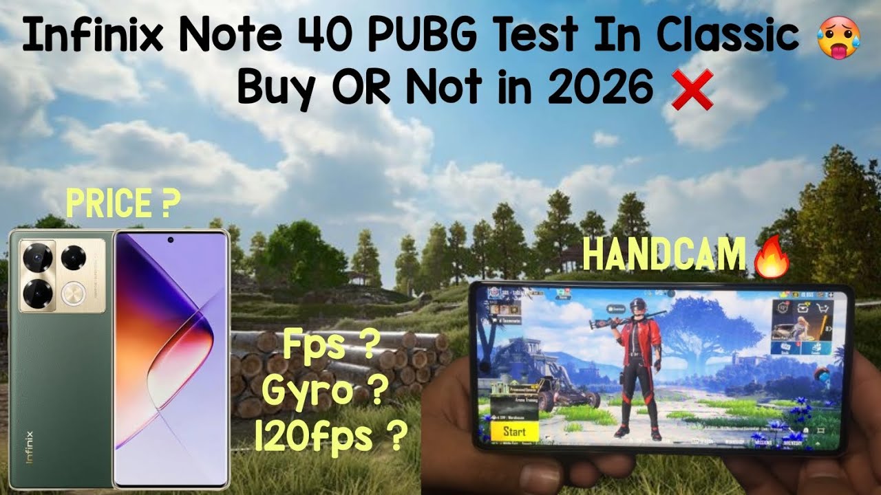 👉Infinix Note 40 PUBG Test 😱 FPS, Gyro & Buy or Not in 2026🔥 | Infinix Note 40 PUBG Classic Gameplay