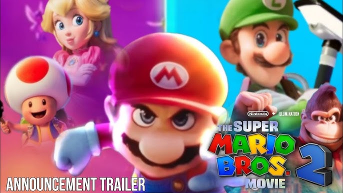 Super Mario Bros. 2 - O Filme (2024) Teaser Logo Fanmade 