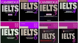 Cambridge IELTS 1 thru 8 - Book + Audio [preparation] افضل كتب للتحضير و التدريب لامتحان الايلتس