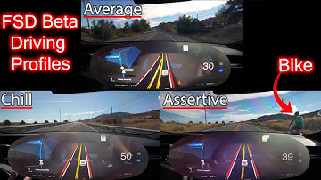 TESTED: Tesla FSD Beta Profiles: Chill, Average and Assertive.