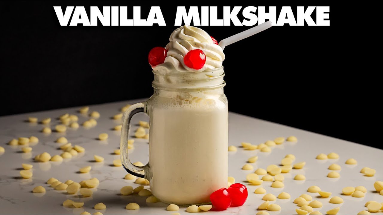 Best Vanilla Milkshake Recipe Ever! YouTube