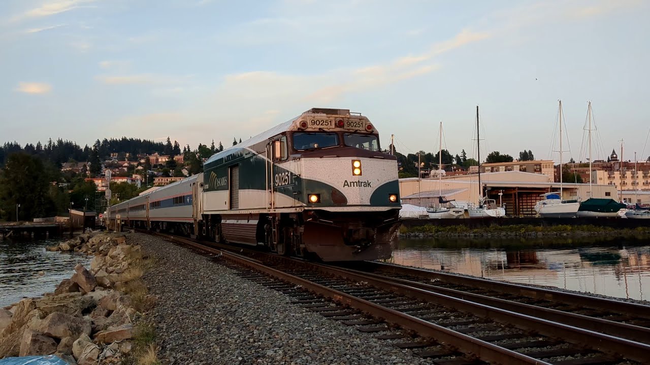 Amtrak Cascades Vancouver, BC to Bellingham, WA Compilation - YouTube