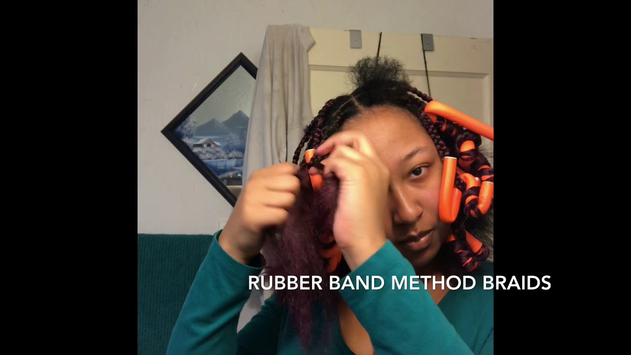Rubber Band Braids YouTube