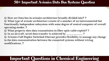 MCQ Questions Avionics Data Bus Systems with Answers