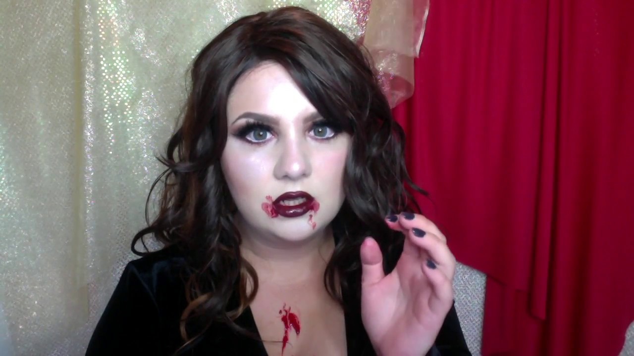 31 DAYS OF HALLOWEEN DAY 4 Sexy Vampire Makeup Tutorial YouTube