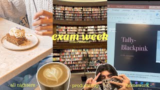 FINALS SEASON STUDY VLOG 🌸 late night studying, library, productive days, homework & chill |