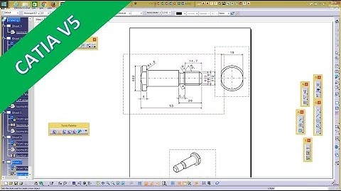 Spannvorrichtung - Catia v5 Training - Assembly Drawing part 6