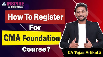 How To Register For CMA Foundation Course? | CMA Foundation Registration Process #cmafoundation